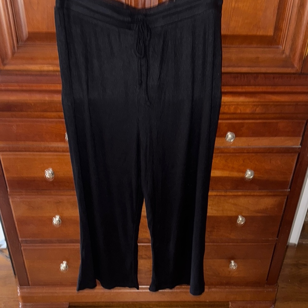 Pull On Ribbed Wide Leg Pants 2x - NWT